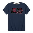 thumbnail image 1 of Star Wars - Logo Darth Vader - Toddler And Youth Short Sleeve Tee, 1 of 5