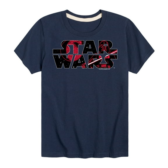 Star Wars - Logo Darth Vader - Toddler And Youth Short Sleeve Tee