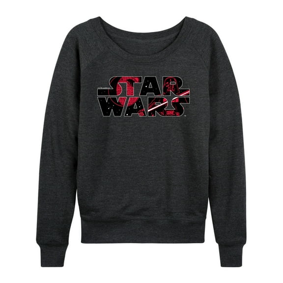Star Wars - Logo Darth Vader - Women's French Terry Pullover Sweatshirt