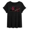 thumbnail image 1 of Star Wars - Logo Darth Vader - Women's Oversized Tee, 1 of 5