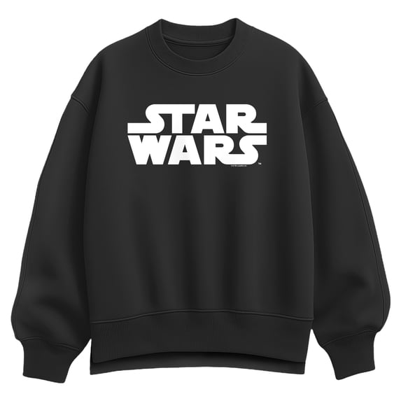 Star Wars - Logo - Women's Oversized Fleece Crew Sweatshirt