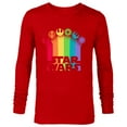 thumbnail image 1 of Star Wars Logo with Pride Icons - Long Sleeve T-Shirt for Men - Customized-New Red, 1 of 5