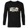 thumbnail image 1 of Star Wars Logo with Vader Funny Holiday Characters Christmas - Long Sleeve T-Shirt for Men - Customized-Black, 1 of 5
