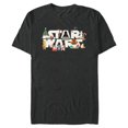 thumbnail image 1 of Star Wars Logo with Vader Funny Holiday Characters Christmas - Short Sleeve Blended T-Shirt for Adults - Customized-Dark Heather, 1 of 5