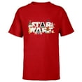 thumbnail image 1 of Star Wars Logo with Vader Funny Holiday Characters Christmas - Short Sleeve T-Shirt for Kids - Customized-Red, 1 of 5