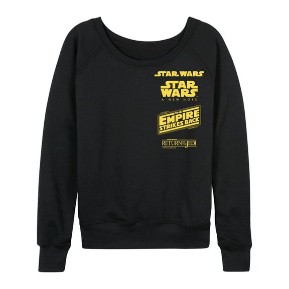 Star Wars - Logos - Women's French Terry Pullover Sweatshirt