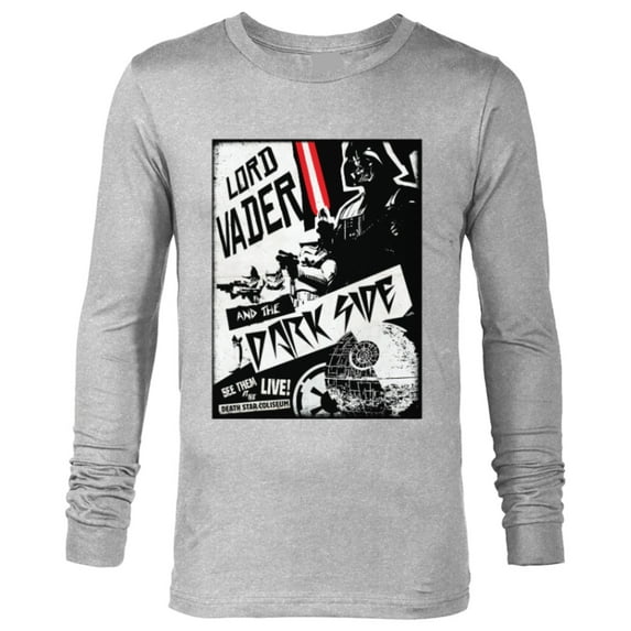 Star Wars Lord Vader and the Dark Side Band - Long Sleeve T-Shirt for Men - Customized-Athletic Heather