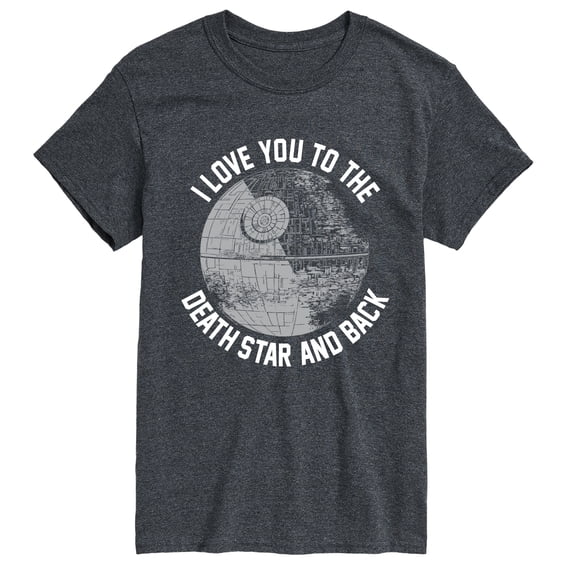 Star Wars - Love You to Death Star and Back Short Sleeve Graphic T-Shirt