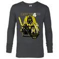 thumbnail image 1 of Star Wars Luke Darth Droids May the 4th Be With You 2022 - Long Sleeve T-Shirt for Men - Customized-Charcoal Heather, 1 of 5