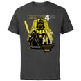 thumbnail image 1 of Star Wars Luke Darth Droids May the 4th Be With You 2022 - Short Sleeve Cotton T-Shirt for Adults - Customized-Charcoal, 1 of 5