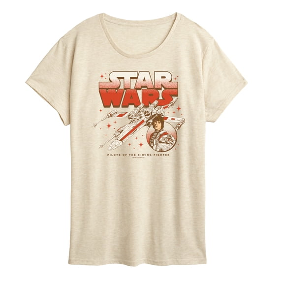 Star Wars - Luke R2 Xwing Women's Short Sleeve Graphic T-Shirt