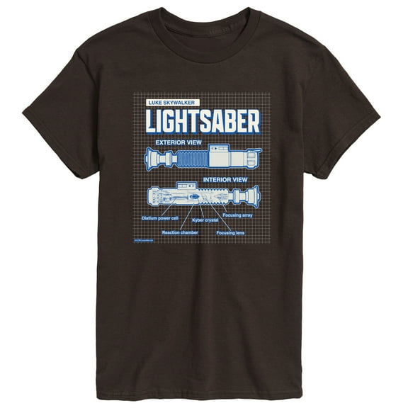 Star Wars - Luke Saber Schematic - Men's Short Sleeve Tee