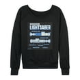 thumbnail image 1 of Star Wars - Luke Saber Schematic - Women's French Terry Pullover Sweatshirt, 1 of 4