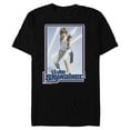 thumbnail image 1 of Star Wars Luke Skywalker 70s Retro - Short Sleeve Blended T-Shirt for Adults - Customized-Black, 1 of 5