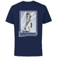 thumbnail image 1 of Star Wars Luke Skywalker 70s Retro - Short Sleeve Cotton T-Shirt for Adults - Customized-Navy, 1 of 5