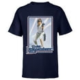 thumbnail image 1 of Star Wars Luke Skywalker 70s Retro - Short Sleeve T-Shirt for Kids - Customized-Navy, 1 of 5