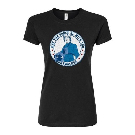 Star Wars - Luke Skywalker Americana - Juniors Fitted Tee