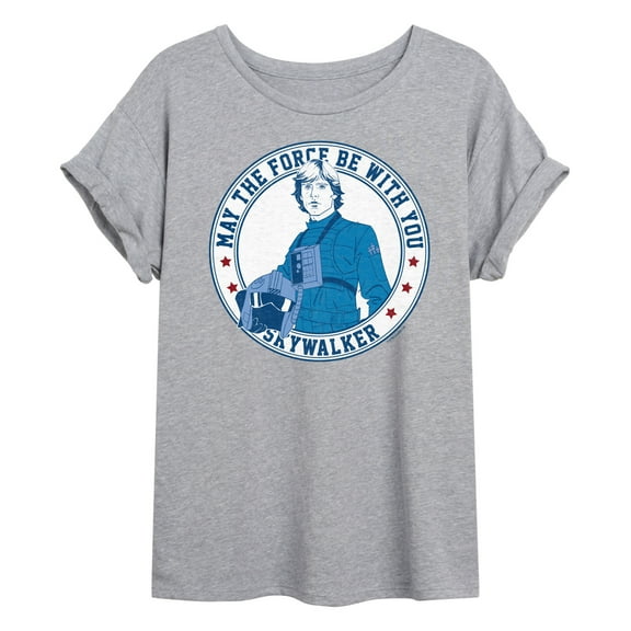 Star Wars - Luke Skywalker Americana - Women's Oversized Tee