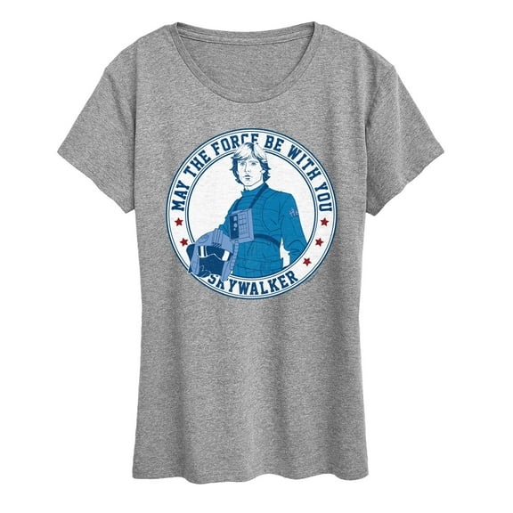 Star Wars - Luke Skywalker Americana - Women's Short Sleeve Classic Fit Tee