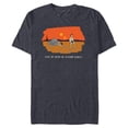 thumbnail image 1 of Star Wars Luke Skywalker “Be Home by Second Sunset” Funny - Short Sleeve Blended T-Shirt for Adults - Customized-Navy Heather, 1 of 5