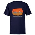 thumbnail image 1 of Star Wars Luke Skywalker “Be Home by Second Sunset” Funny - Short Sleeve T-Shirt for Kids - Customized-Navy, 1 of 5
