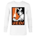 thumbnail image 1 of Star Wars Luke Skywalker Rebel Jedi - Long Sleeve T-Shirt for Men - Customized-White, 1 of 5