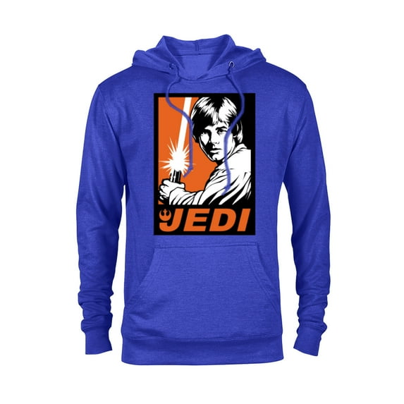Star Wars Luke Skywalker Rebel Jedi - Pullover Hoodie for Adults - Customized-Royal Heather