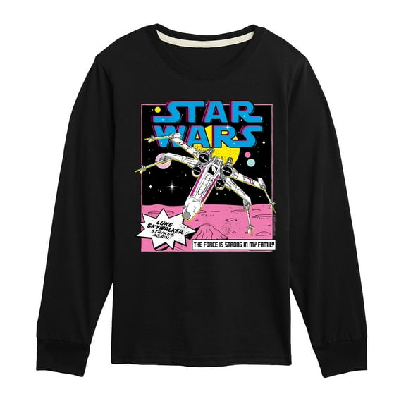Star Wars - Luke Skywalker Ship - Toddler And Youth Long Sleeve Tee