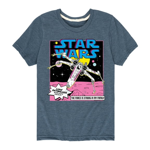 Star Wars - Luke Skywalker Ship - Toddler And Youth Short Sleeve Tee