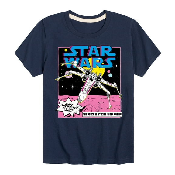Star Wars - Luke Skywalker Ship - Toddler And Youth Short Sleeve Tee