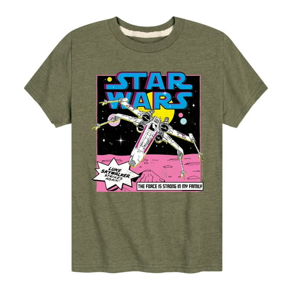 Star Wars - Luke Skywalker Ship - Toddler And Youth Short Sleeve Tee