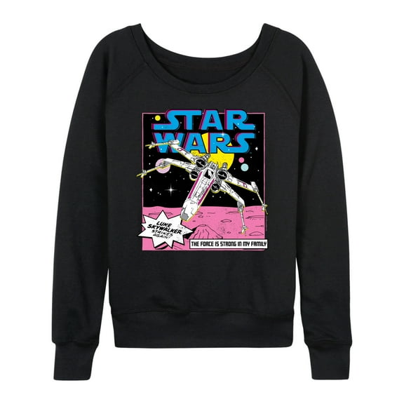 Star Wars - Luke Skywalker Ship - Women's French Terry Pullover Long Sleeve Shirt