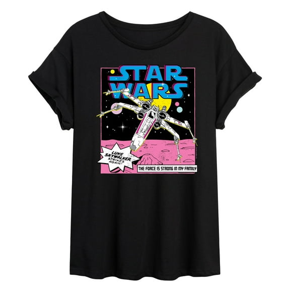 Star Wars - Luke Skywalker Ship - Women's Oversized Tee