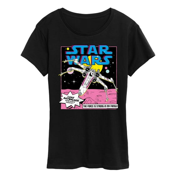 Star Wars - Luke Skywalker Ship - Women's Short Sleeve Classic Fit Tee