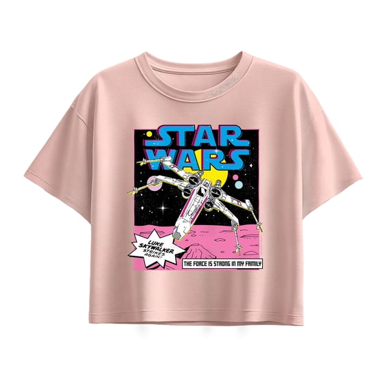 Star Wars - Luke Skywalker Ship - Youth Girls Boxy T-Shirt