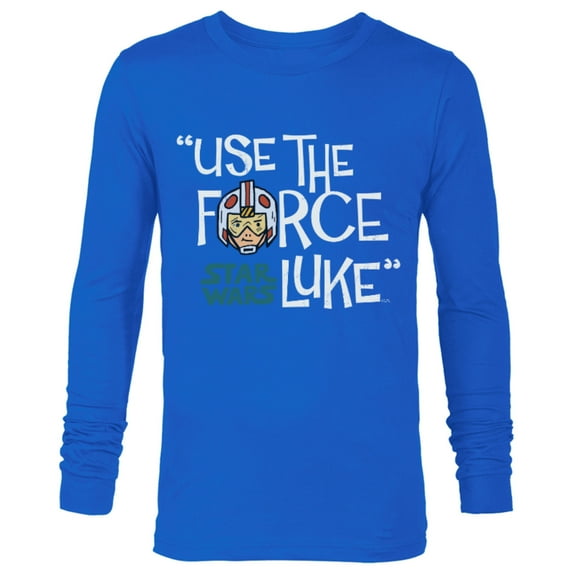 Star Wars Luke Skywalker Use The Force - Long Sleeve T-Shirt for Men – Customized-Royal