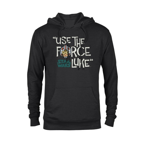 Star Wars Luke Skywalker Use The Force - Pullover Hoodie for Adults – Customized-Black