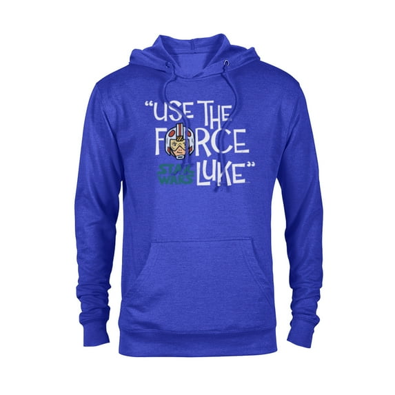 Star Wars Luke Skywalker Use The Force - Pullover Hoodie for Adults – Customized-Royal Heather