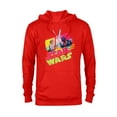 thumbnail image 1 of Star Wars Luke Skywalker vs Darth Vader Duel Retro 1980 Vibe - Pullover Hoodie for Adults - Customized-Red, 1 of 5