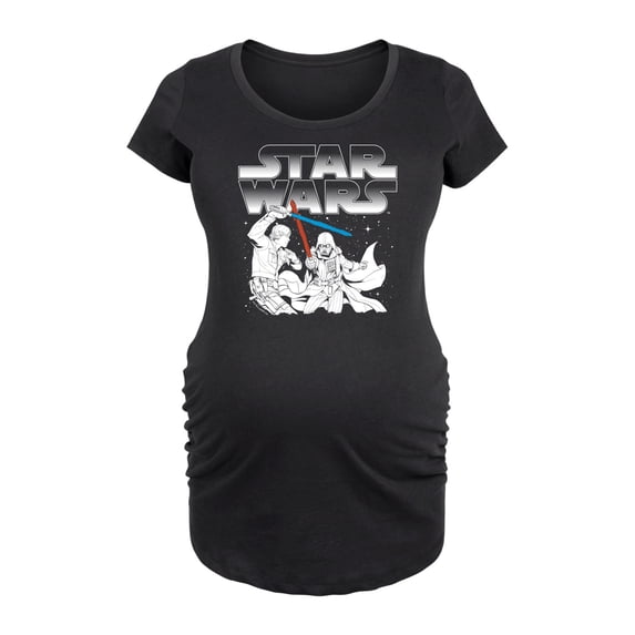 Star Wars - Luke Vs Vader - Maternity Scoop Neck Tee
