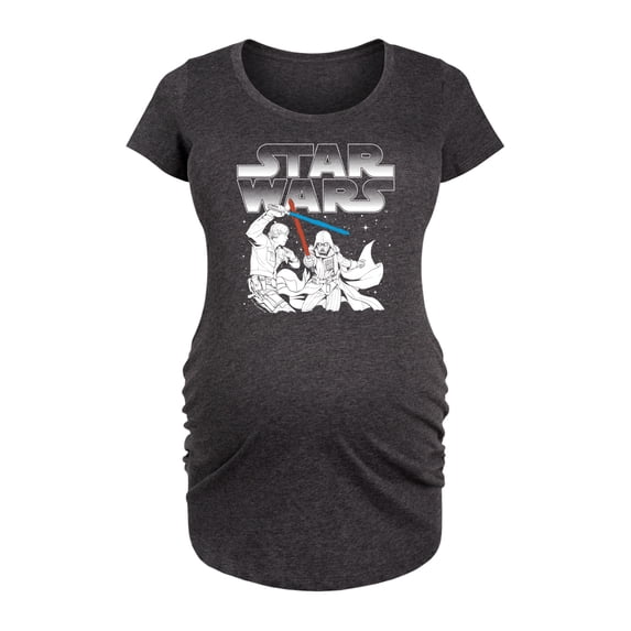 Star Wars - Luke Vs Vader - Maternity Scoop Neck Tee