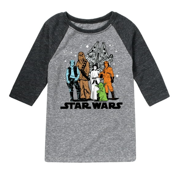 Star Wars - Luke and Friends Group - Toddler And Youth Raglan
