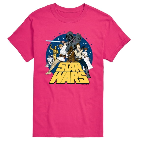 Star Wars - Luke and Friends Retro Group - Men's Short Sleeve Tee