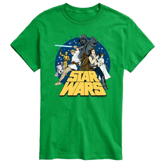 Star Wars - Luke and Friends Retro Group - Men's Short Sleeve Tee