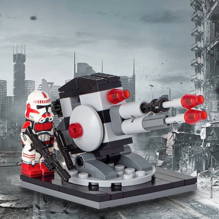 Star Wars MOC Coruscant Guard Fort Custom Building Block 67 Pcs
