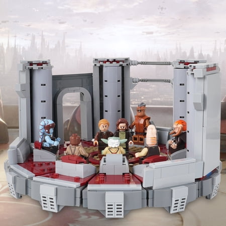 Star Wars MOC Jedi High Council Chamber Custom Building Block 1241 Pcs