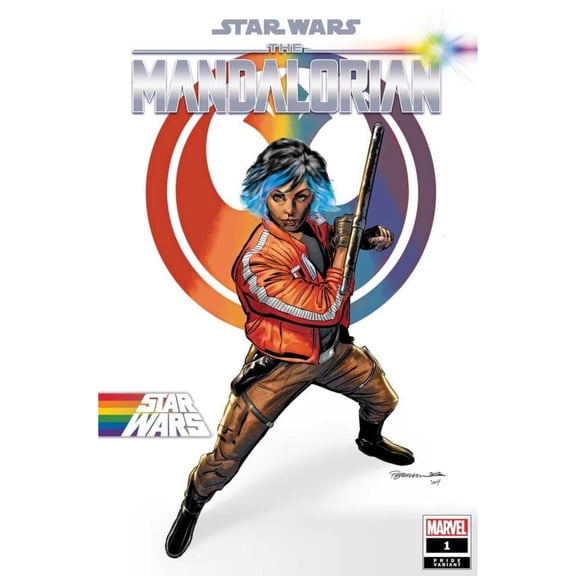 Star Wars Mandalorian #1 Jimenez Pride CVR H 2022 Comics Marvel Comics