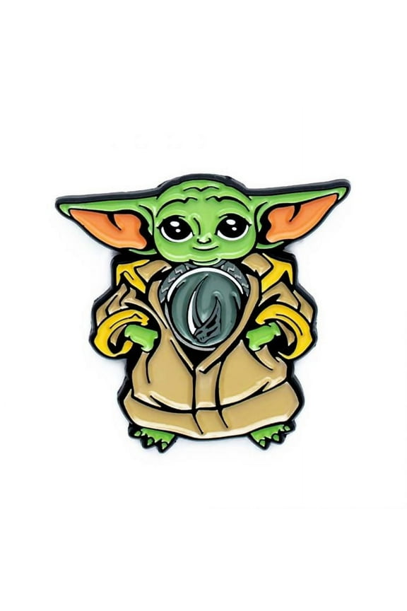 Mandalorian 3 Grogu Mudhorn Armor Pin