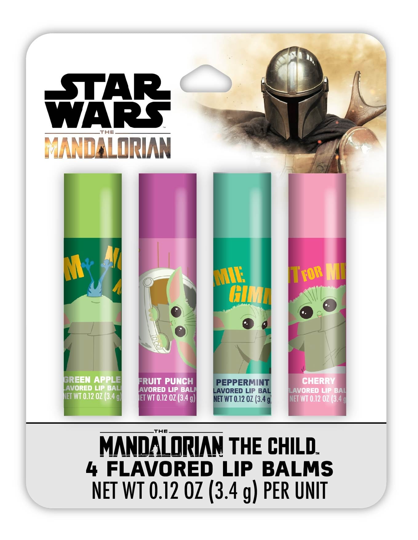 Disney Star Wars The Mandalorian Lip Balm- The Child Baby Yoda - Strawberry  Flavor
