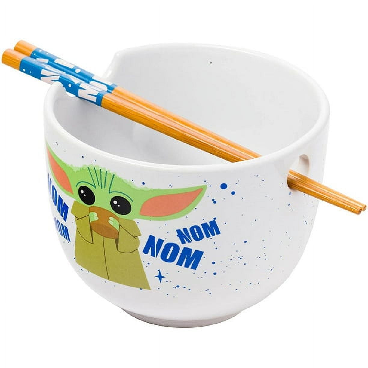 Star Wars: The Mandalorian Grogu Snack Time Ceramic Soup Mug | 24 Ounces
